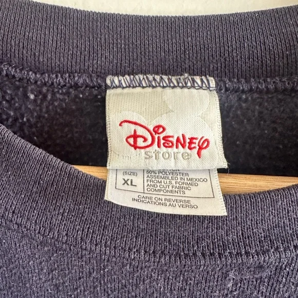 Vintage 90’s The Disney Store ‘Goofy’ Mickey Mouse Navy Crewneck Sweatshirt - Picture 4 of 5